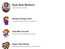 Tablet Screenshot of kylebob.com